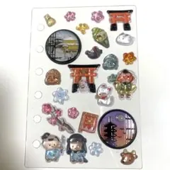 【正規品】和柄　ボンボンドロップシール　古都めぐり　匿名配送　おすそ分け