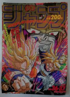 週刊少年ジャンプ 1995年 7号 ドラゴンボール 表紙 連載500回 ポスター