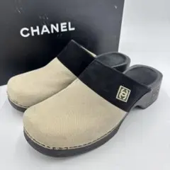 良品】シャネルCHANELサボ 大ココマーク2カラー シューズ正規品 - メルカリ