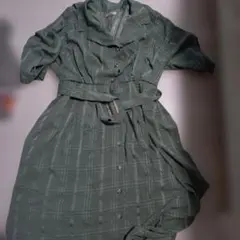MURUA シャツワンピース 半袖 ベルト付き サイズF