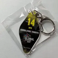 群馬クレインサンダーズ #14 佐藤誠人 モーテルキーホルダー