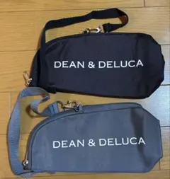 ディーン&デルーカ 保冷ボトルケース 2個セット 黒 グレー