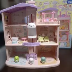 3階だてのすみっコハウス　くっつきすみっコ　まわそう♫しろくまエレベーター