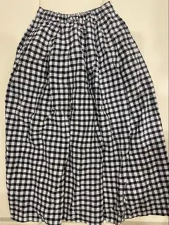 ギンガムチェックスカート