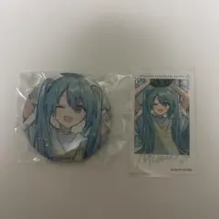 初音ミク　39culture 2026 箔押しカード　缶バッジのサムネイル