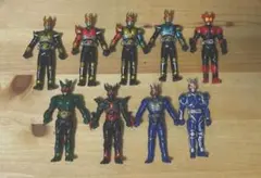 【生産終了】仮面ライダーアギト　ソフビ　9体セット