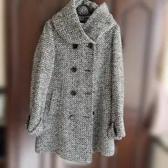 値下げ❗️PAGEBOY ツイードダブルブレストコートのサムネイル