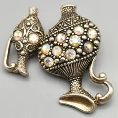 ヴィンテージ風シルバーブローチ