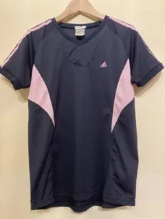 adidas CLIMA365レディースTシャツ( OT) ネイビー/ピンク