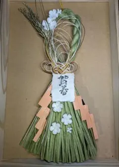 しめ飾り*つまみ細工