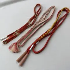 着物用　帯締め　3セット