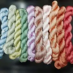 織物、組紐、刺繍手芸用絹糸415