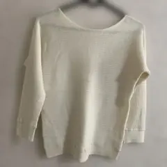 anySiS アイボリー 長袖ニット