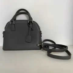 AZUL BY MOUSSY ダブルジッパーハンドバッグ GRY グレー