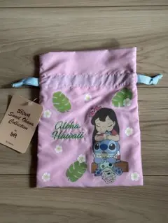 【新品】ロフト限定スティッチ巾着　sweet ohana collection