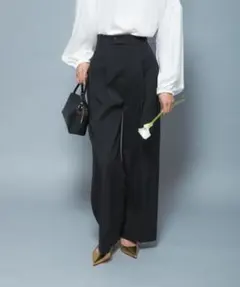 URBAN RESEARCH ROSSO防シワシャンブレーツイルタックパンツ