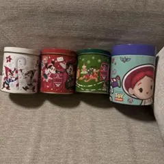 T*n様 香港ディズニーキャラクター 缶 4個セット