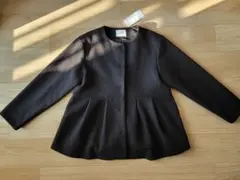 em. エムドット ペプラムジャケット ノーカラー 卒業式 入学式 - メルカリ