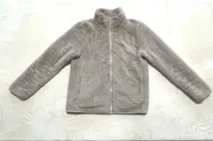 【UNIQLO】 フリースジャケット S ベージュ