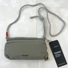 【新品未使用】 topologie ボトルサコッシュ ショルダーバッグ カーキ