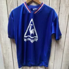 □le coq sportif 青 ゲームTシャツ