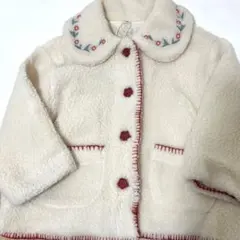 新品未使用品　ジャンパー　ジャンバー　上着　花柄　保育園　幼稚園　ブルゾン