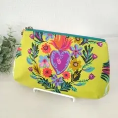在庫セール⭐　ナタリーレテ　×　インド刺繍リボン　14㎝ファスナー　ポーチ