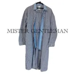 【MR.GENTLEMAN／ミスタージェントルマン】ダブルフロントロングシャツのサムネイル