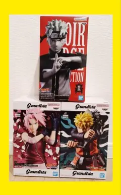 【新品未開封】NARUTO　フィギュア　うずまきナルト　春野サクラ　まとめ売り