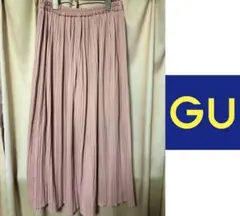 GU イージープリーツパンツ　ピンク