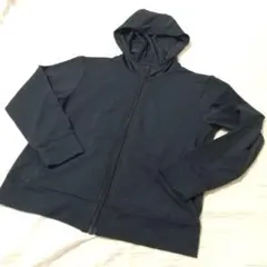 ユニクロ★KIDS エアリズム UVカット メッシュパーカ ブラック 140