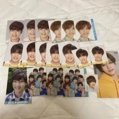 中村嶺亜　デタカ＆厚紙カード&シールのセット