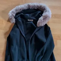 MISCH MASCH ファー付フード　カーディガン