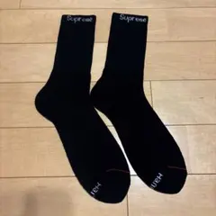 Supreme Hanes ソックス黒1セット