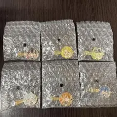 カラフルピーチ　メタルヘアクリップ　6個セット