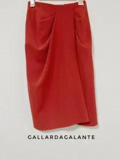 GALLARDAGALANTE タック ミモレフレアスカート SIZE0のサムネイル