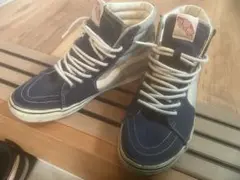 VANS SK8-HI ネイビー グレー 26.5cm