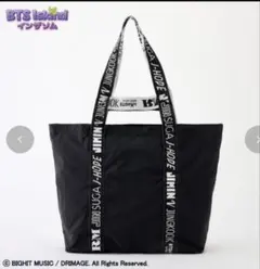 BTS Island インザソム　ポケッタブルトートバッグ　ブラック
