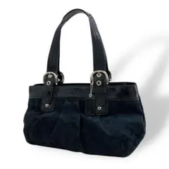 【極美品】COACH コーチ トートバッグ ワンショルダーバッグ キャンバス