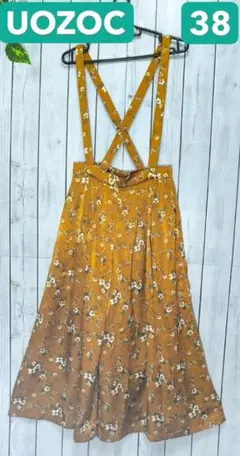 売り尽くし✨️レディース✨OZOC✨38(M相当）サイズ✨サロペット✨花柄