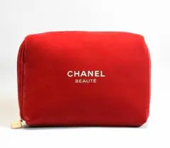 CHred6 新品未使用本物 シャネル CHANEL ノベルティポーチ