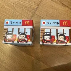 ちいかわ2個セット　マクドナルド ハチワレ とくりまんじゅう　デリバリークルー