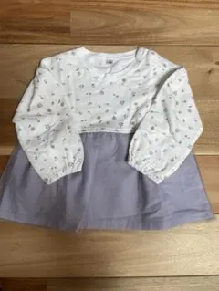 花柄　長袖　トップス 90