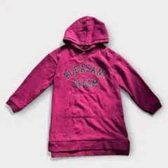 MPS ライトオン　トレーナー　パーカー　フード付　オーバーサイズ　ロング丈