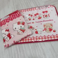 Lilalamode×サンリオ　当たりくじ　フリル付きブランケット　マット