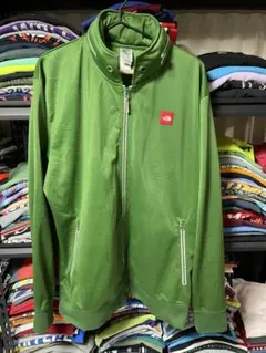 ノースフェイス ジップアップジャケット 緑のサムネイル