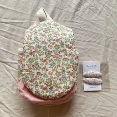 ハンドメイド　リバティ　リュック　パッチンピン　セット　ベビー