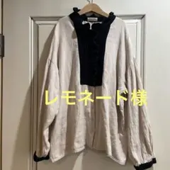 専用のお品物！サマンサモスモス　フリルスタンドカラー￼　ゆったりブラウス