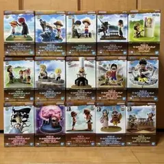 ワンピース ワールドコレクタブルフィギュア ログストーリーズ 15個セット