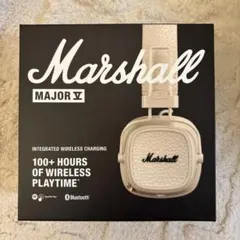 【極美品】Marshall Major V ワイヤレスヘッドフォン クリーム